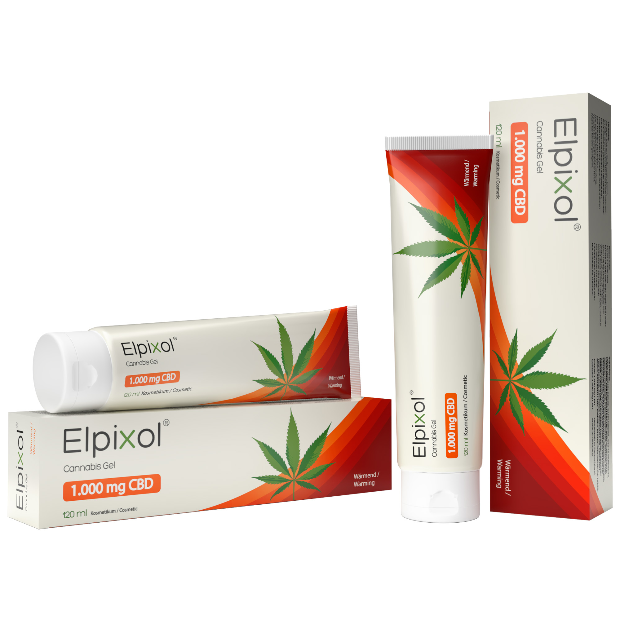 Cannabis Gel mit 1.000 mg CBD - wärmend 240 ml