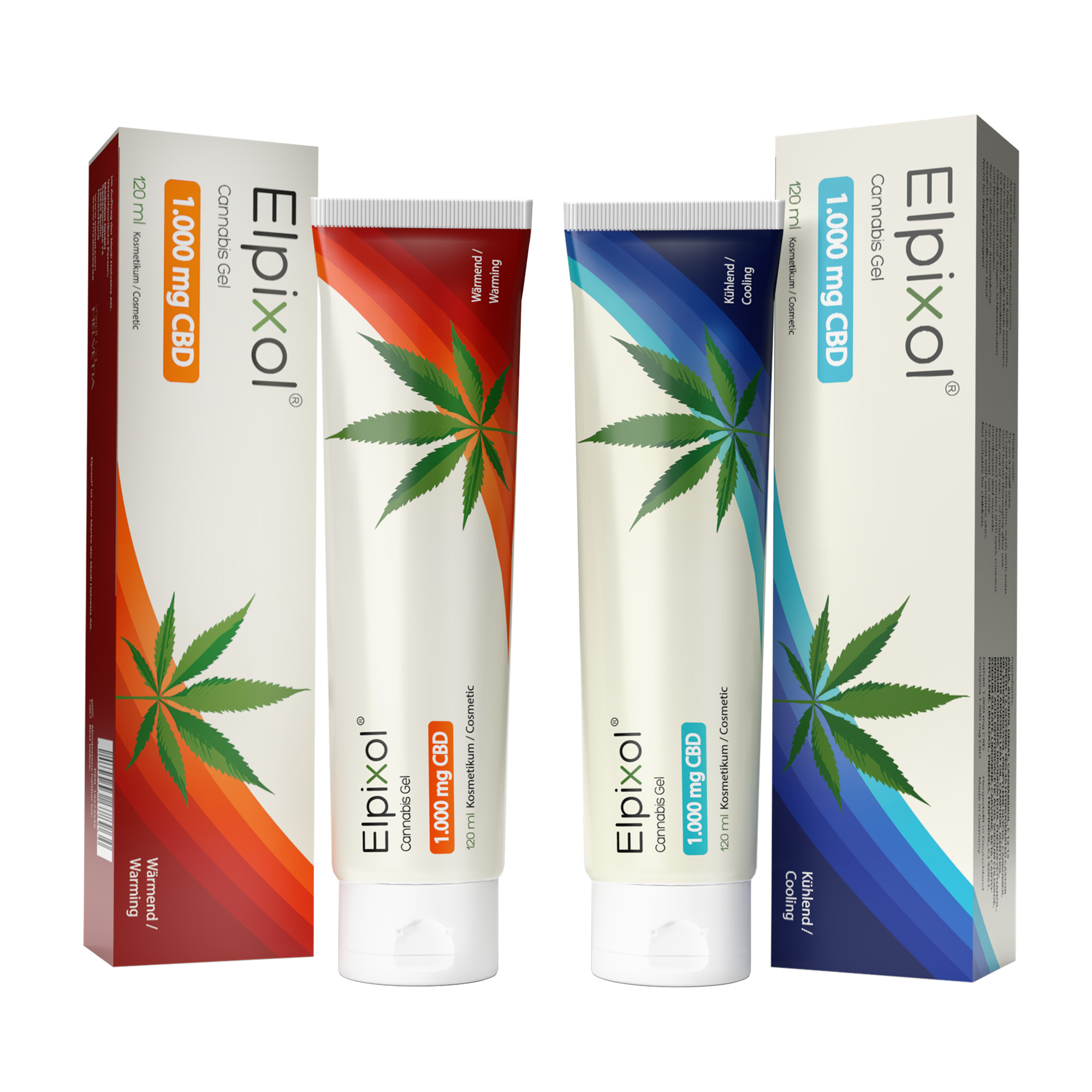 ELPIXOL® Cannabis CBD Gel mit 1.000 mg – Wärmesalbe & Kühlgel