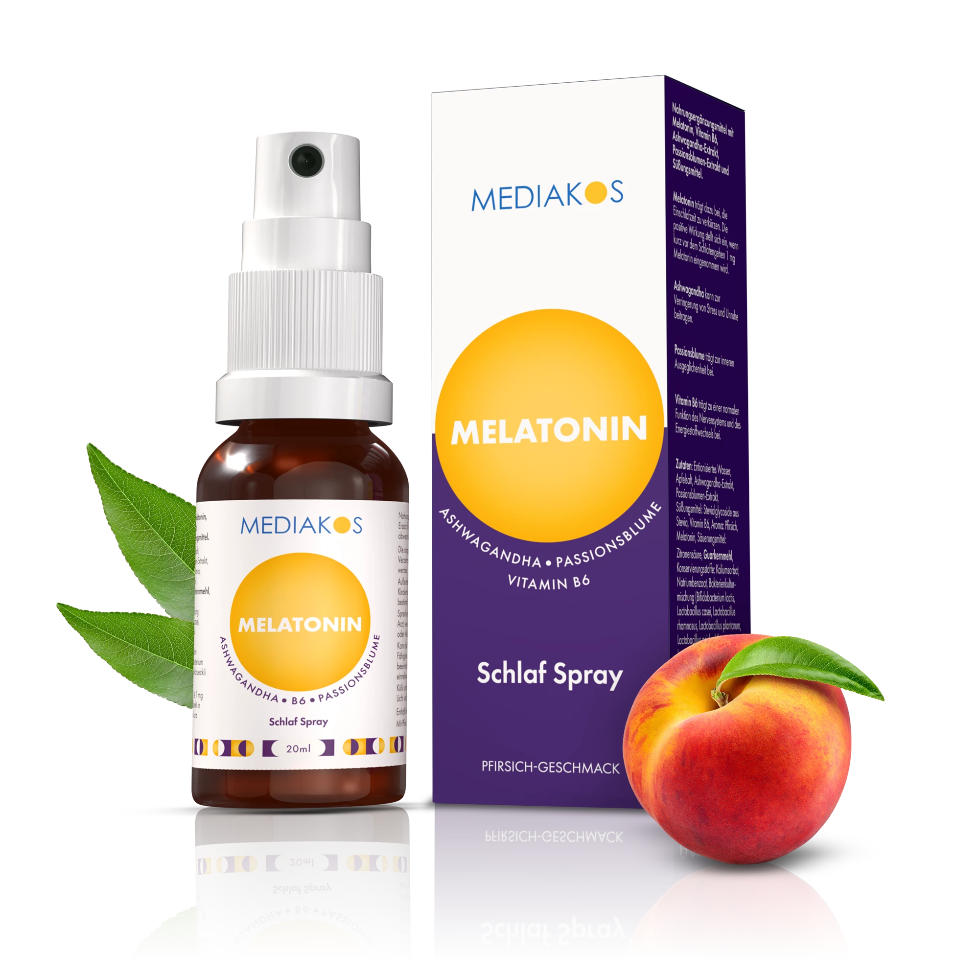 Melatonin Ashwagandha Schlaf Spray 0,5mg