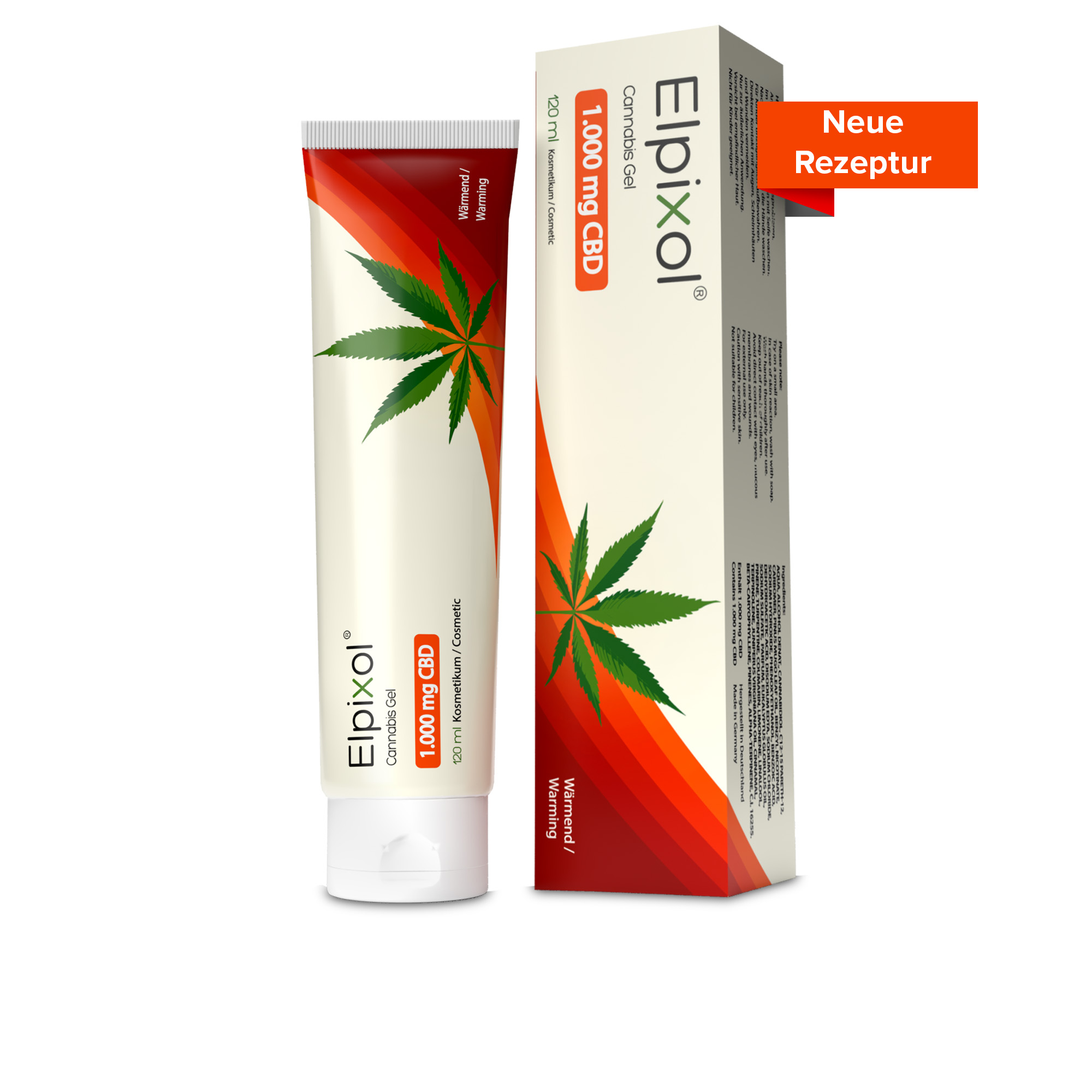 ELPIXOL® Cannabis CBD Gel mit 1.000 mg – Wärmesalbe