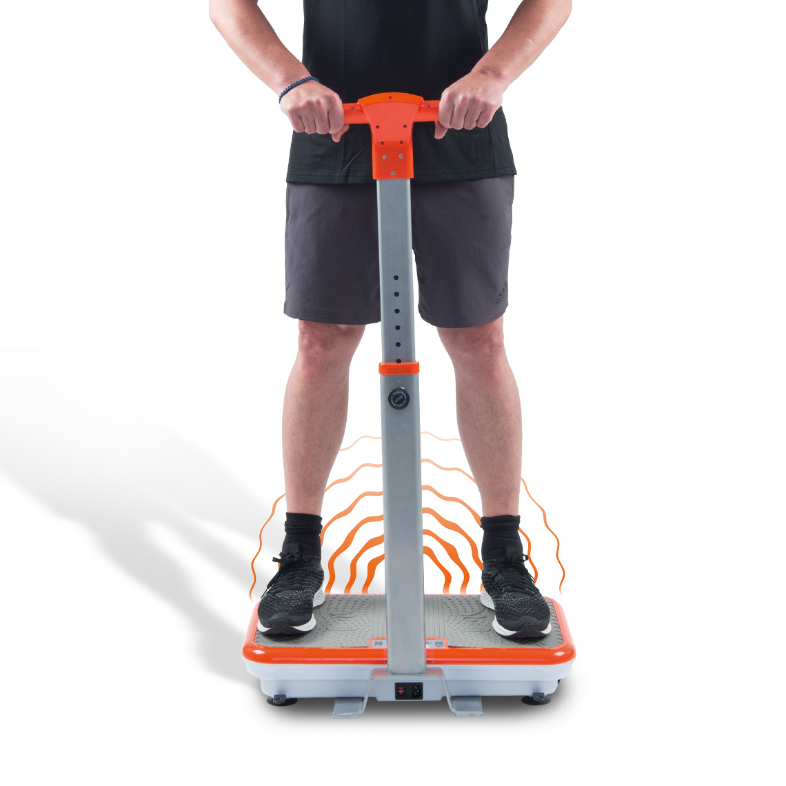 VibroShaper Fitness Vibrationsplatte mit Griff orange