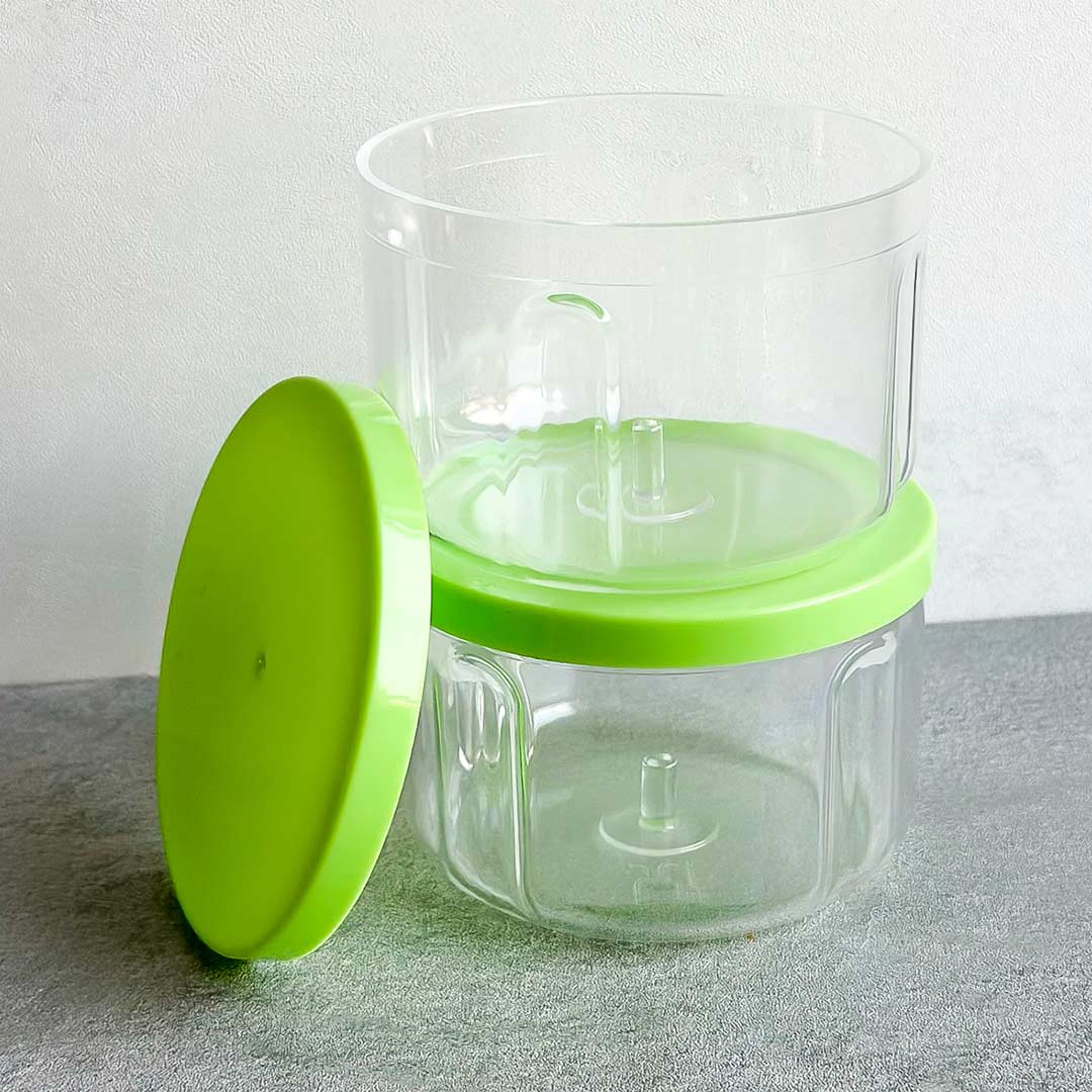 Livington 3 Seconds Chopper 2er Aufbewahrungsset mit Deckel