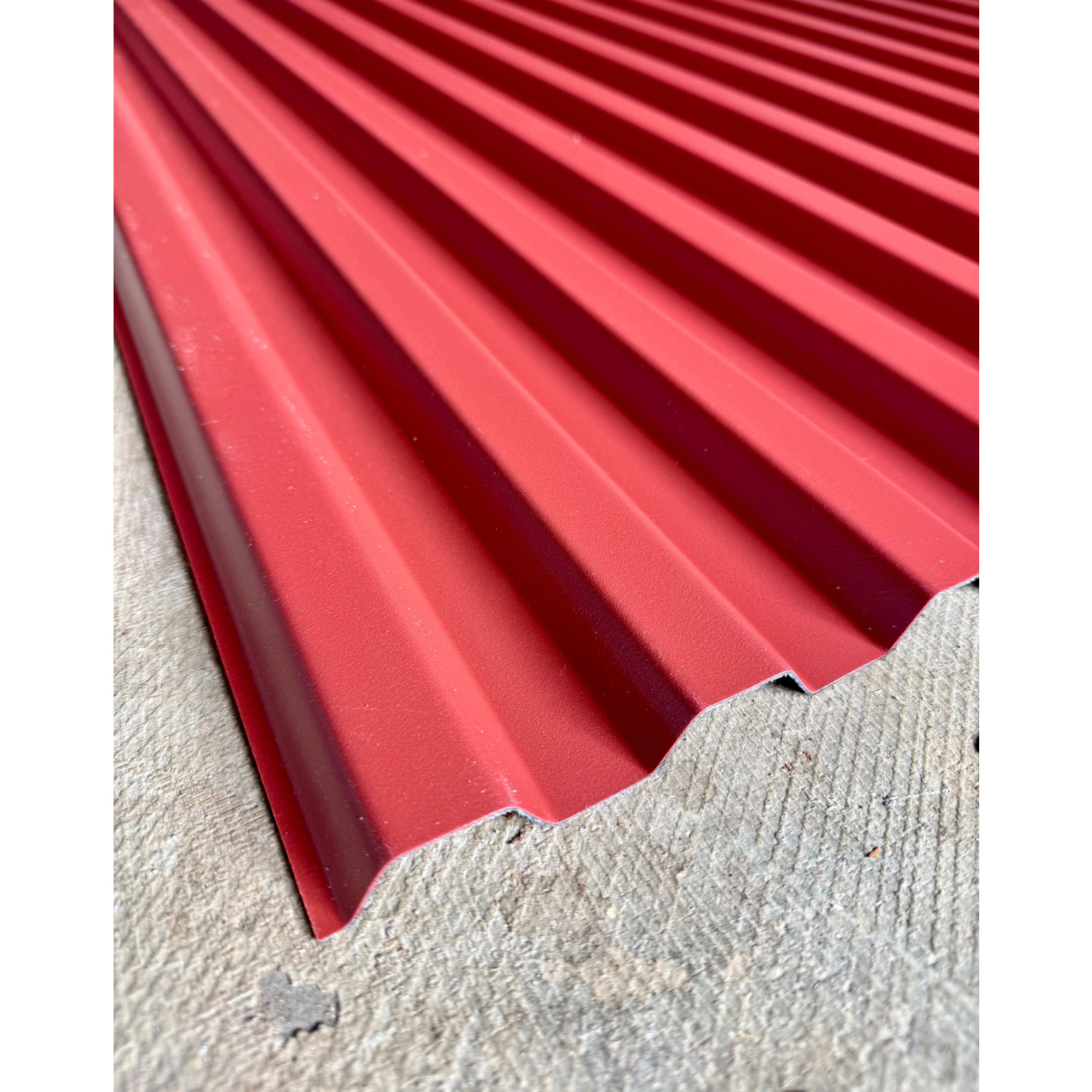 Sonderposten PVC Lichtplatte 70/18 | Spundwand/Trapez | PVC | Stärke 1,2 mm | Rot