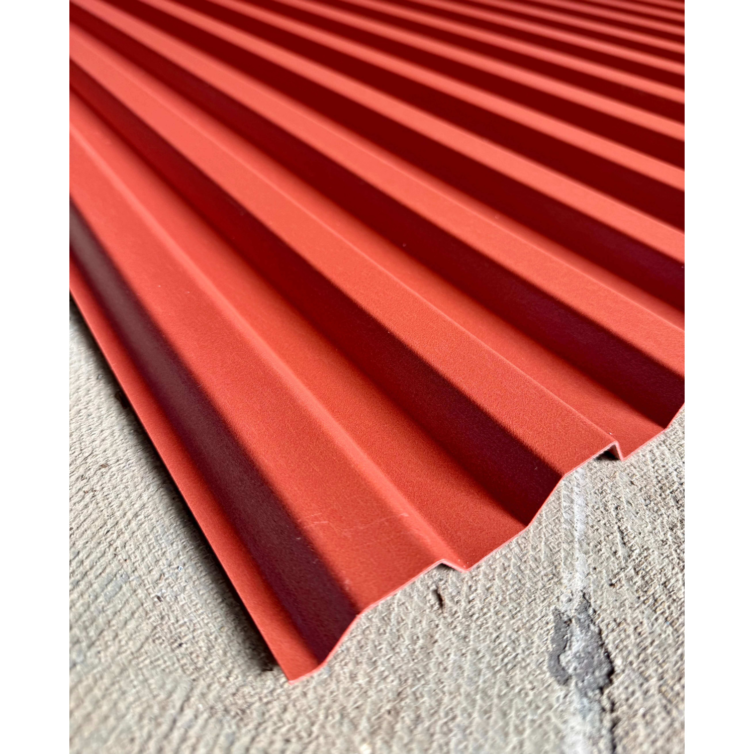 Sonderposten PVC Lichtplatte 70/18 | Spundwand/Trapez | PVC | Stärke 1,2 mm | Kupferbraun