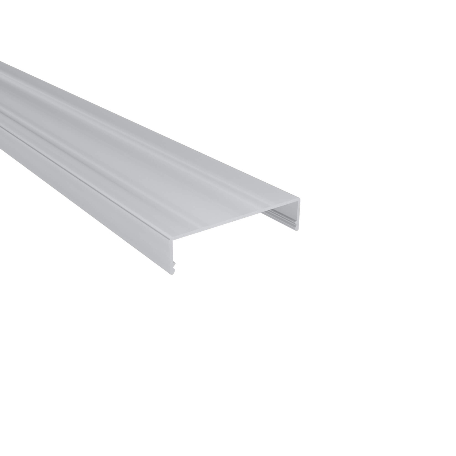 Verlegeprofil DUO Alu-Klemmdeckel 60 mm 6000 mm Pressblank