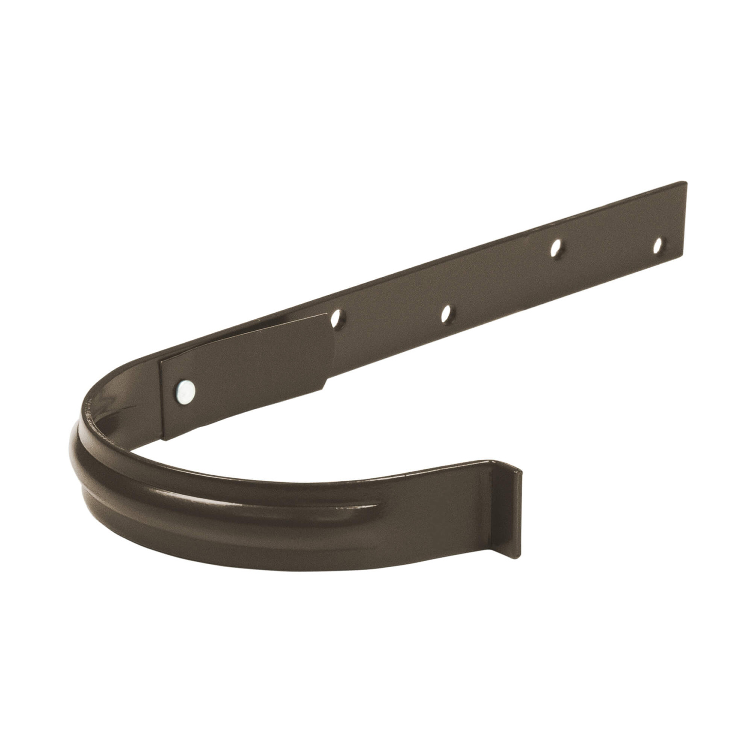 Universal Rinnenhalter für Plastal Metall Dachrinnen 125 mm Braun