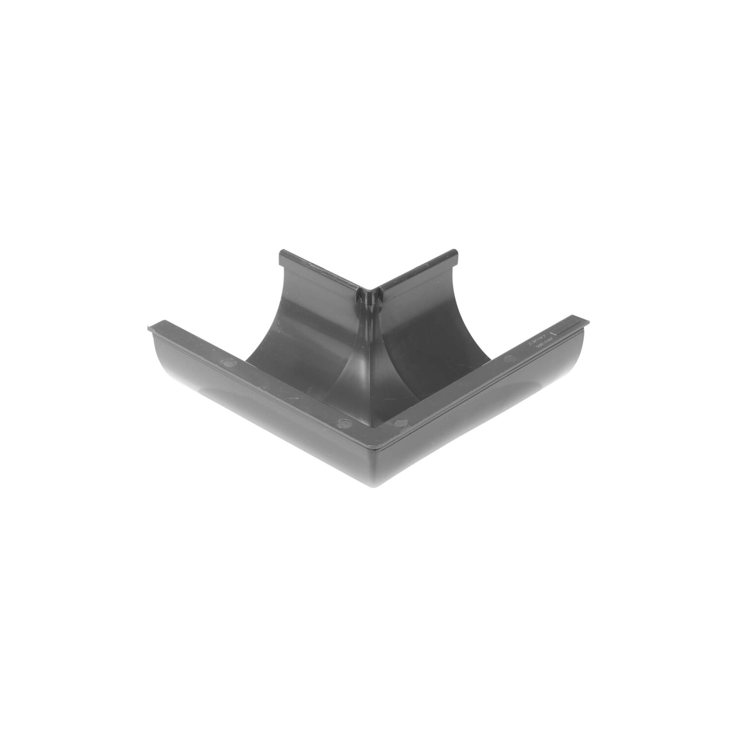 Rinnenaußenwinkel für Plastmo PVC Dachrinnen 125 mm Graphit