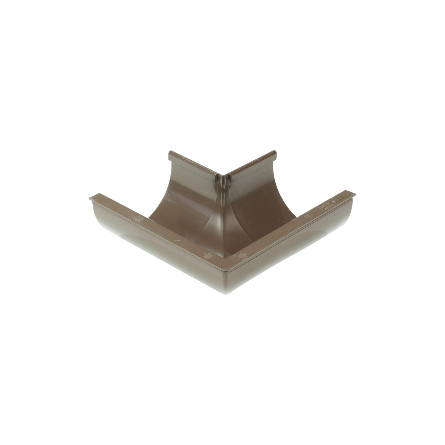 Rinnenaußenwinkel für Plastmo PVC Dachrinnen 150 mm Braun