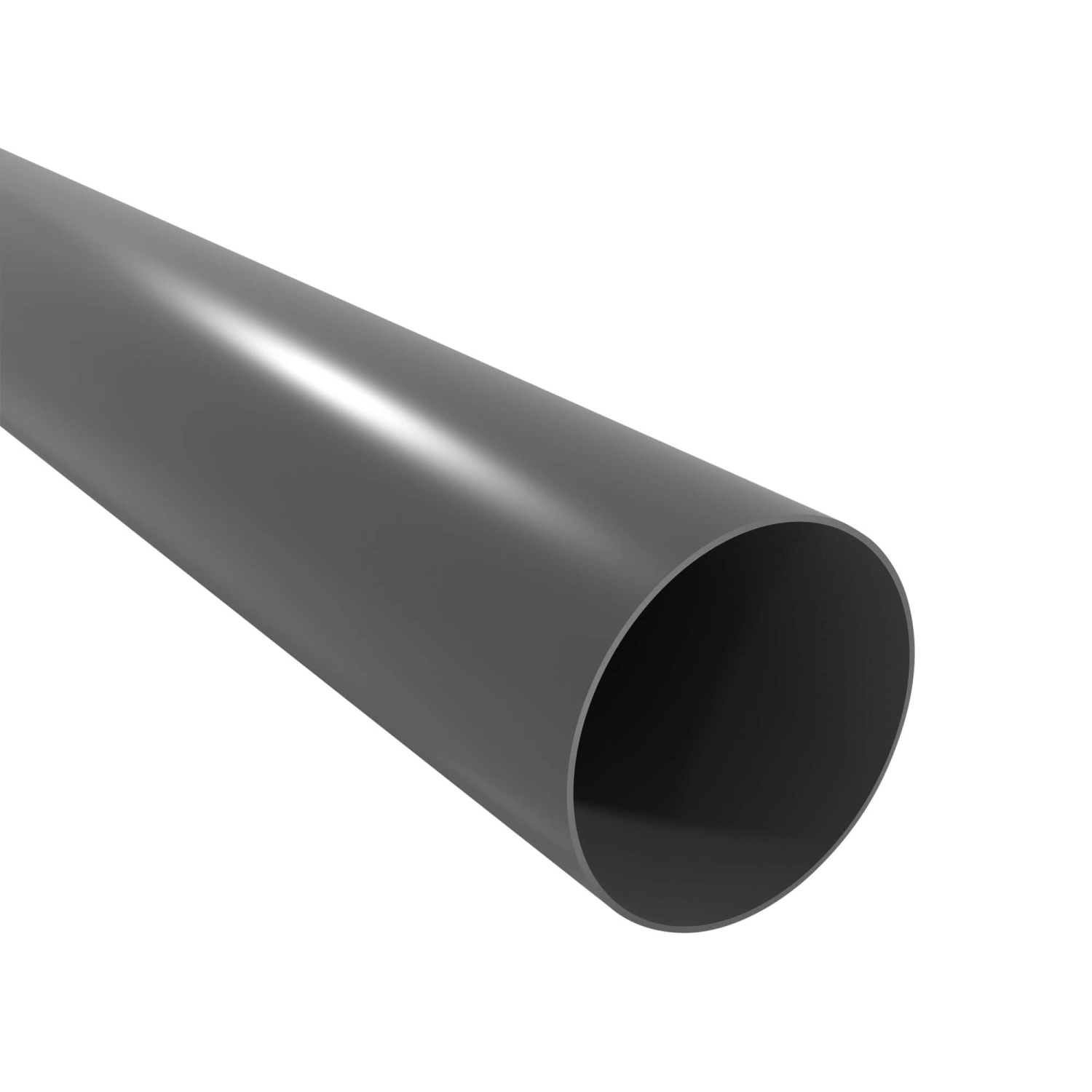 Regenfallrohr für Plastmo PVC Dachrinnen 110 mm 3000 mm Graphit