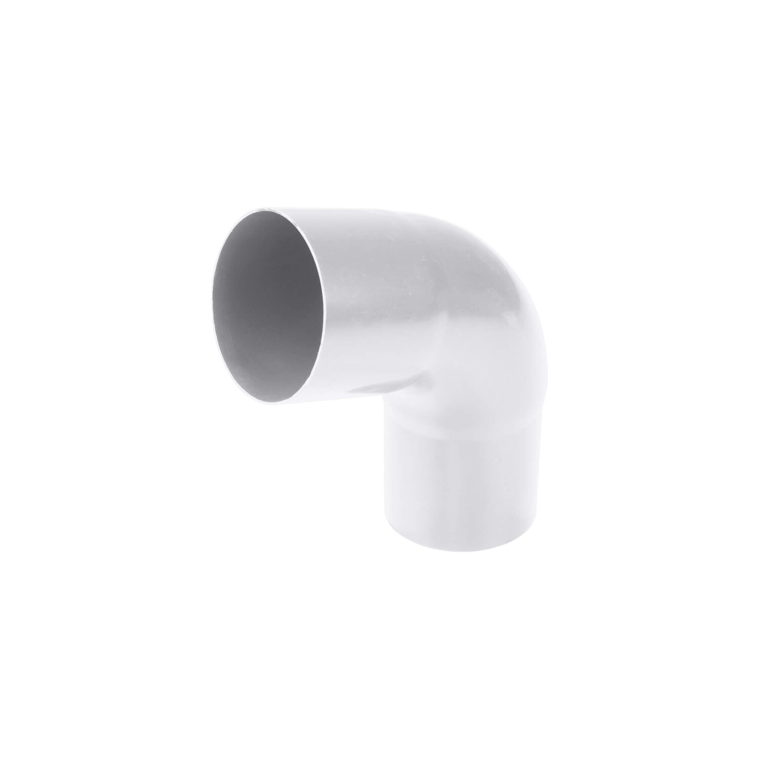 Fallrohrbogen 75° für Plastmo PVC Dachrinnen 90 mm Grau