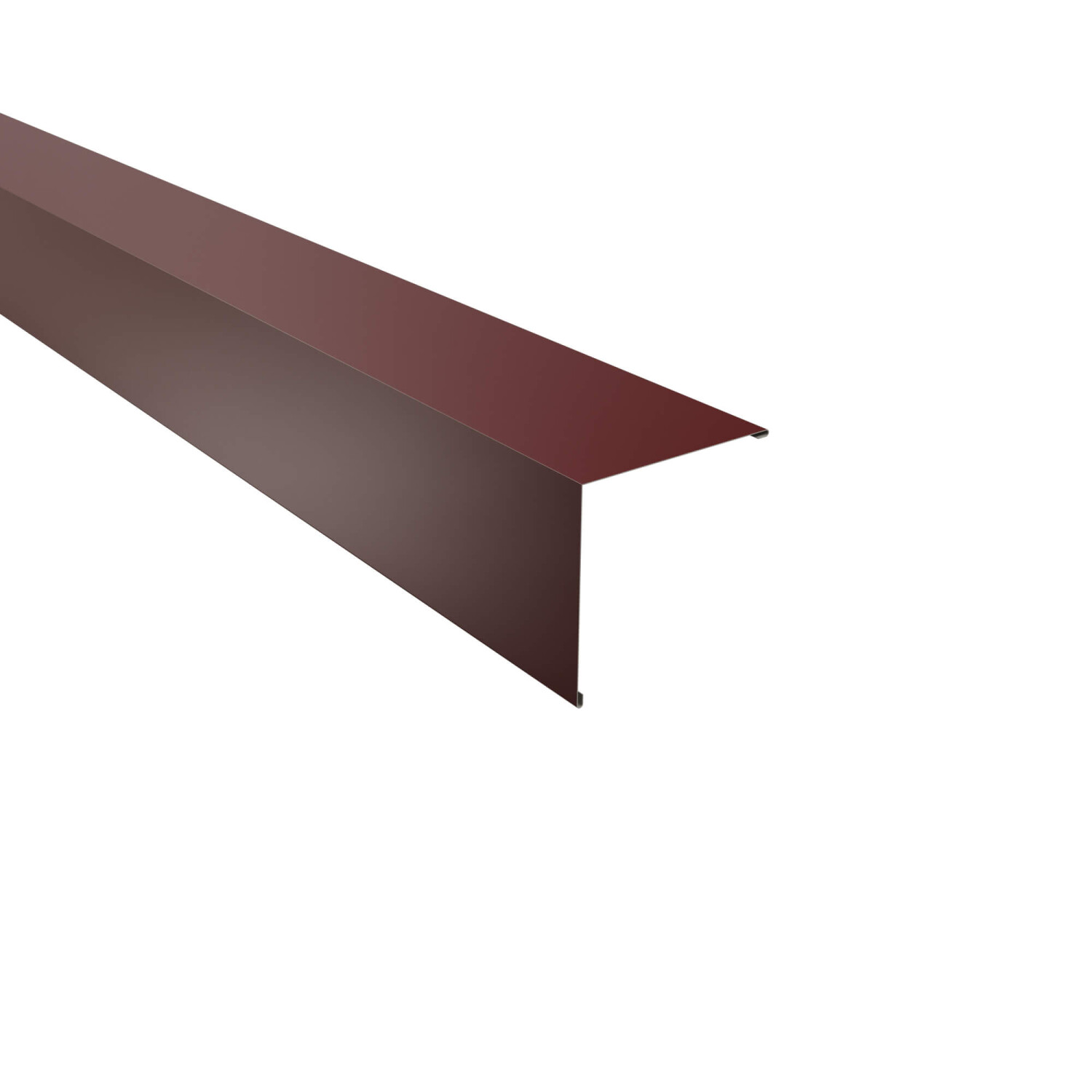 Außenecke | Beschichtung 25 µm | Stahl 0,5 mm | 140 x 140 mm glatt | RAL 3005 Weinrot