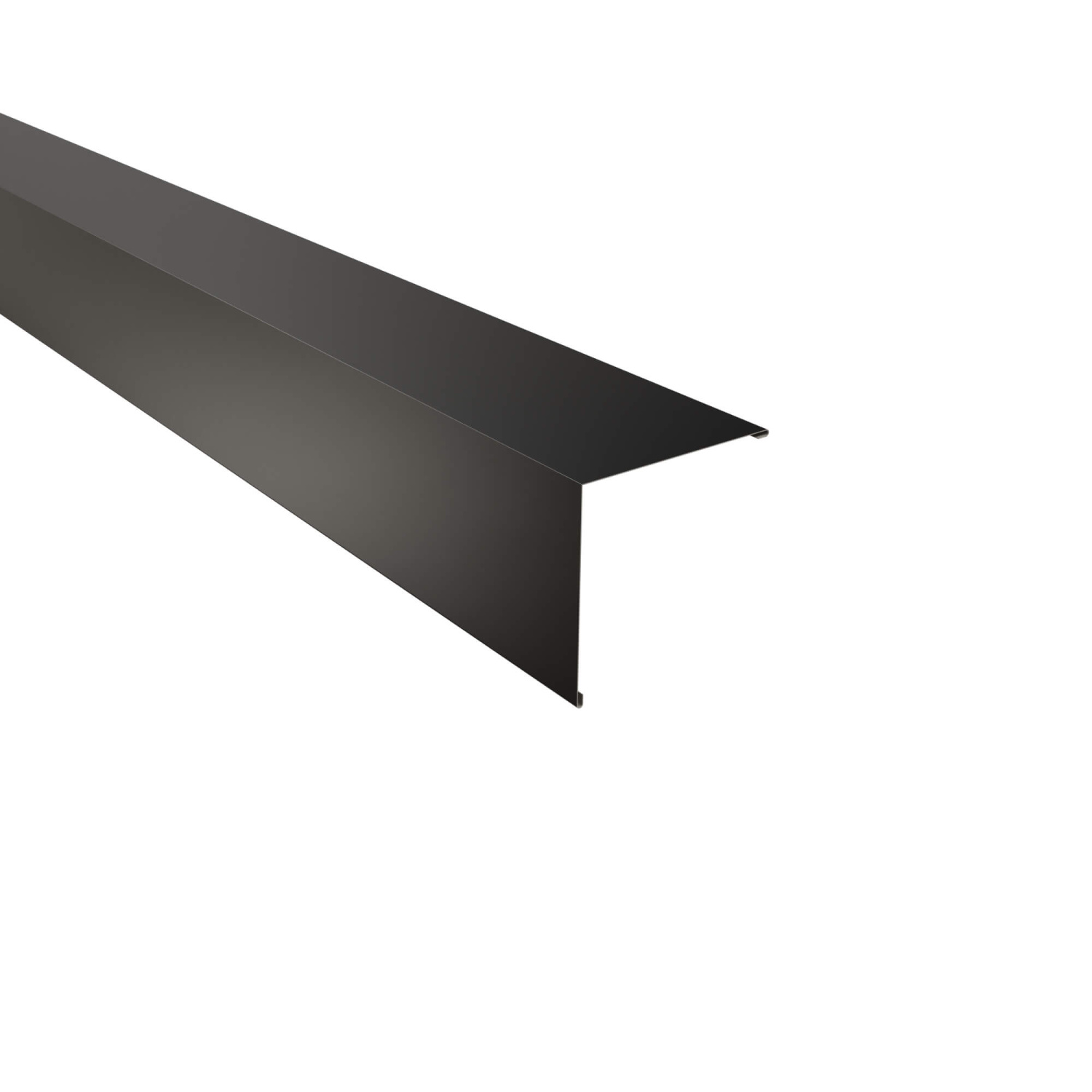 Außenecke | Beschichtung 25 µm | Stahl 0,5 mm | 140 x 140 mm glatt | RAL 9005 Schwarz