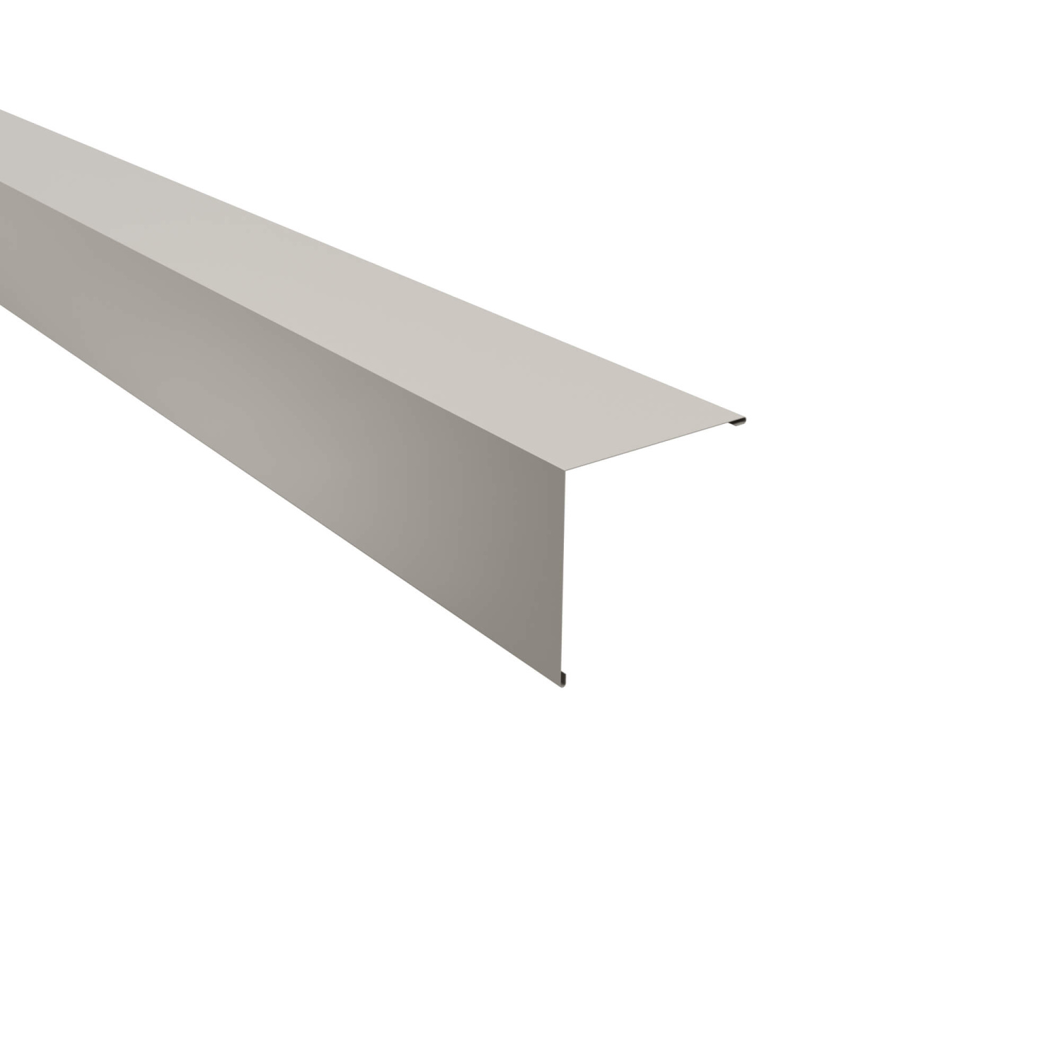 Außenecke | Beschichtung 25 µm | Stahl 0,5 mm | 140 x 140 mm glatt | RAL 9010 Reinweiß