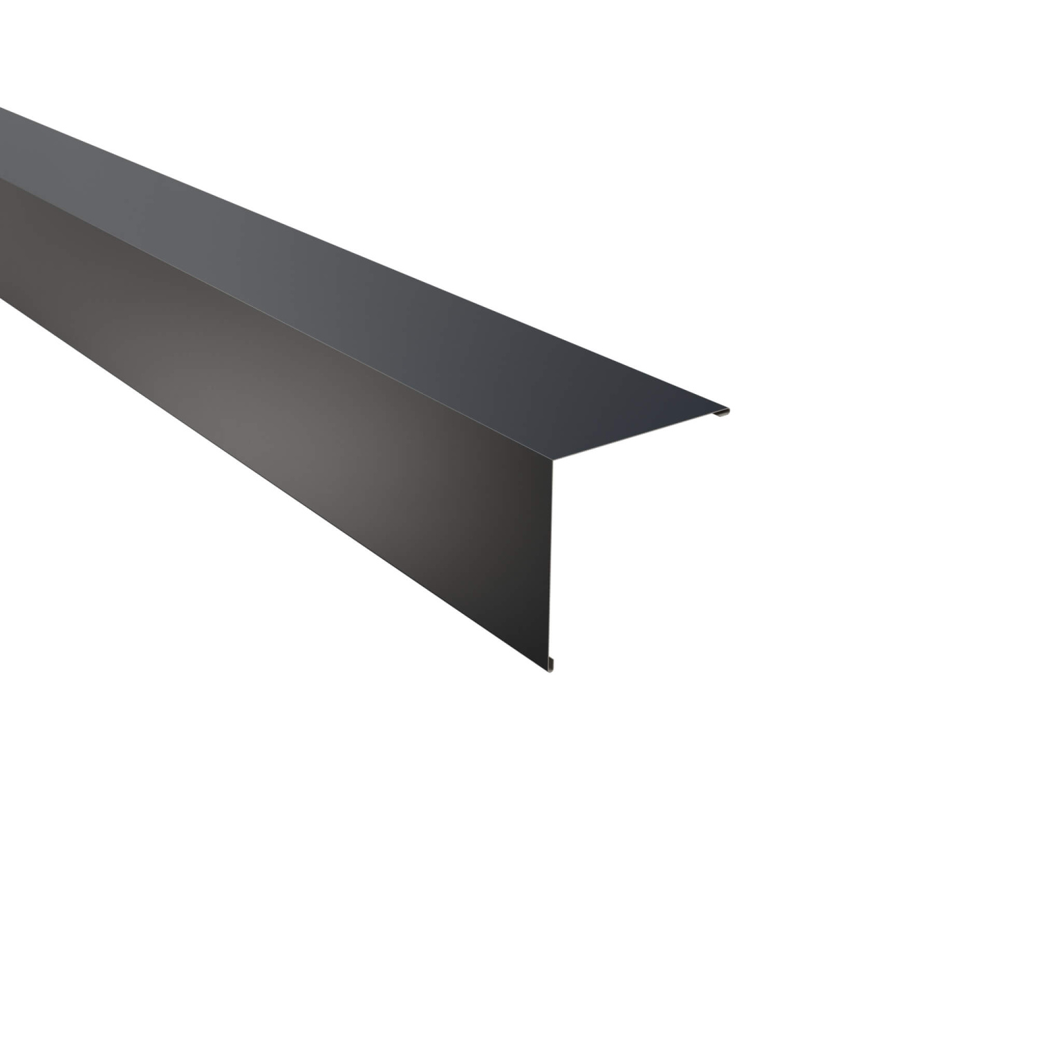 Außenecke | Beschichtung 25 µm | Stahl 0,63 mm | 140 x 140 mm glatt | RAL 7016 Anthrazitgrau