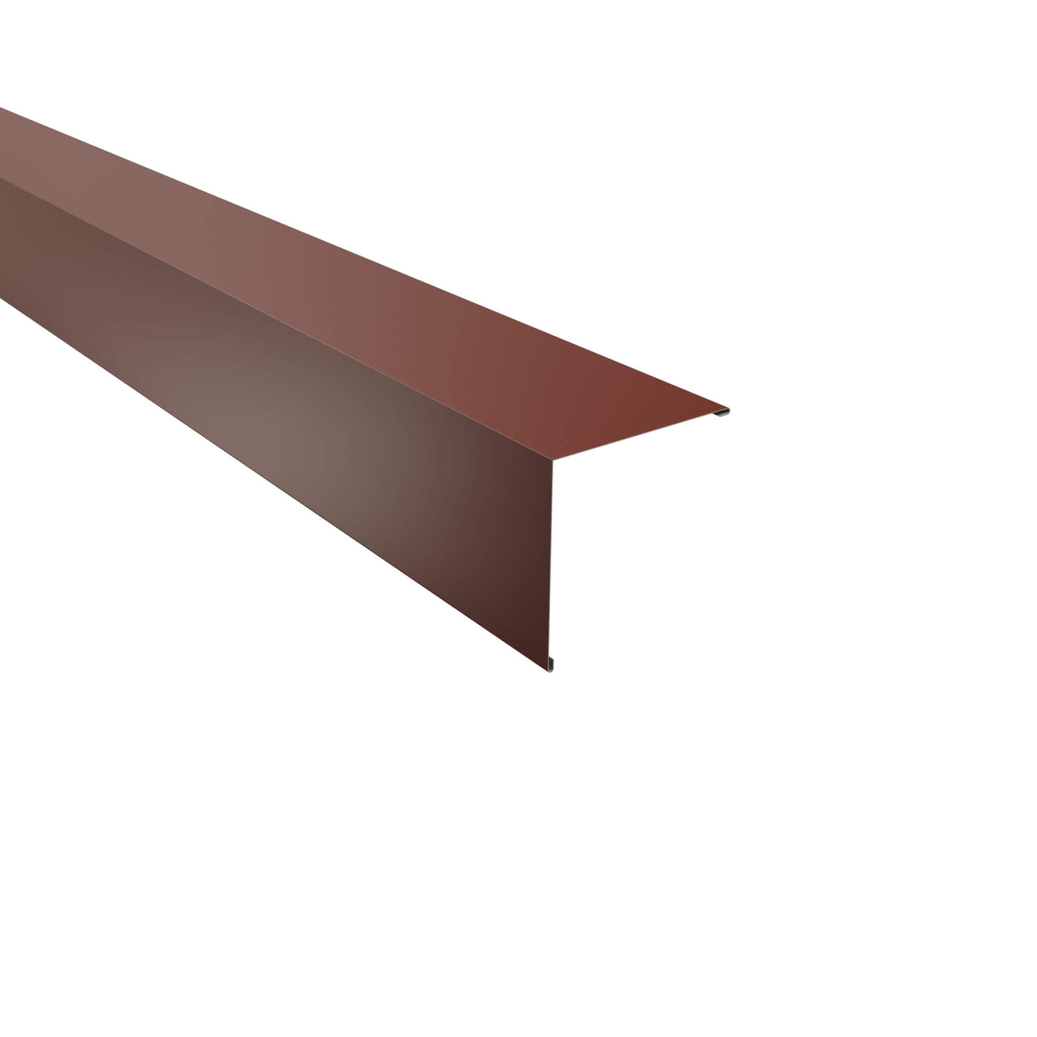 Außenecke | Beschichtung 25 µm | Stahl 0,63 mm | 140 x 140 mm glatt | RAL 8012 Rotbraun