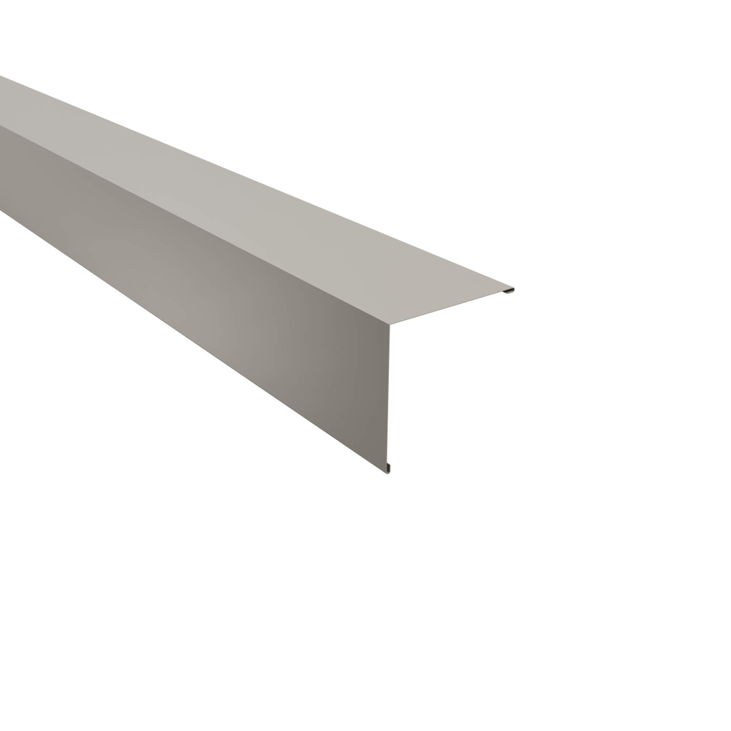 Außenecke | Beschichtung 25 µm | Stahl 0,75 mm | 140 x 140 mm glatt | RAL 9002 Grauweiß