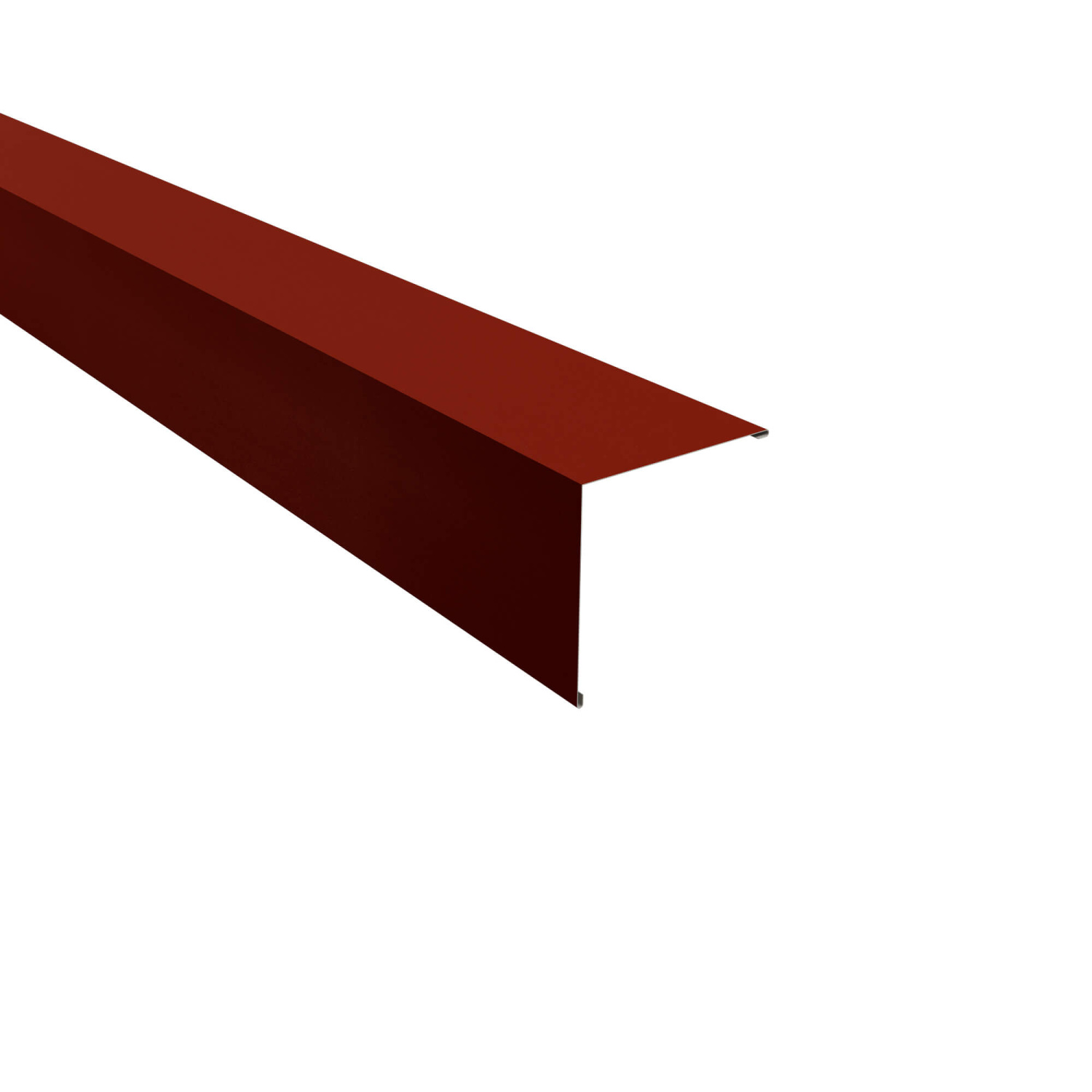 Außenecke | Beschichtung 35 µm | Stahl 0,5 mm | 140 x 140 mm glatt | RAL 3009 Rot