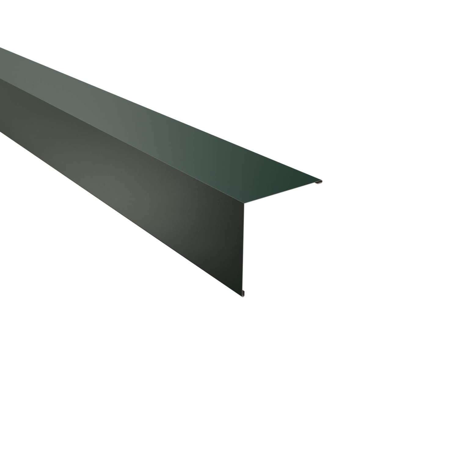 Außenecke | Beschichtung 60 µm | Stahl 0,5 mm | 140 x 140 mm glatt | RAL 6005 Moosgrün