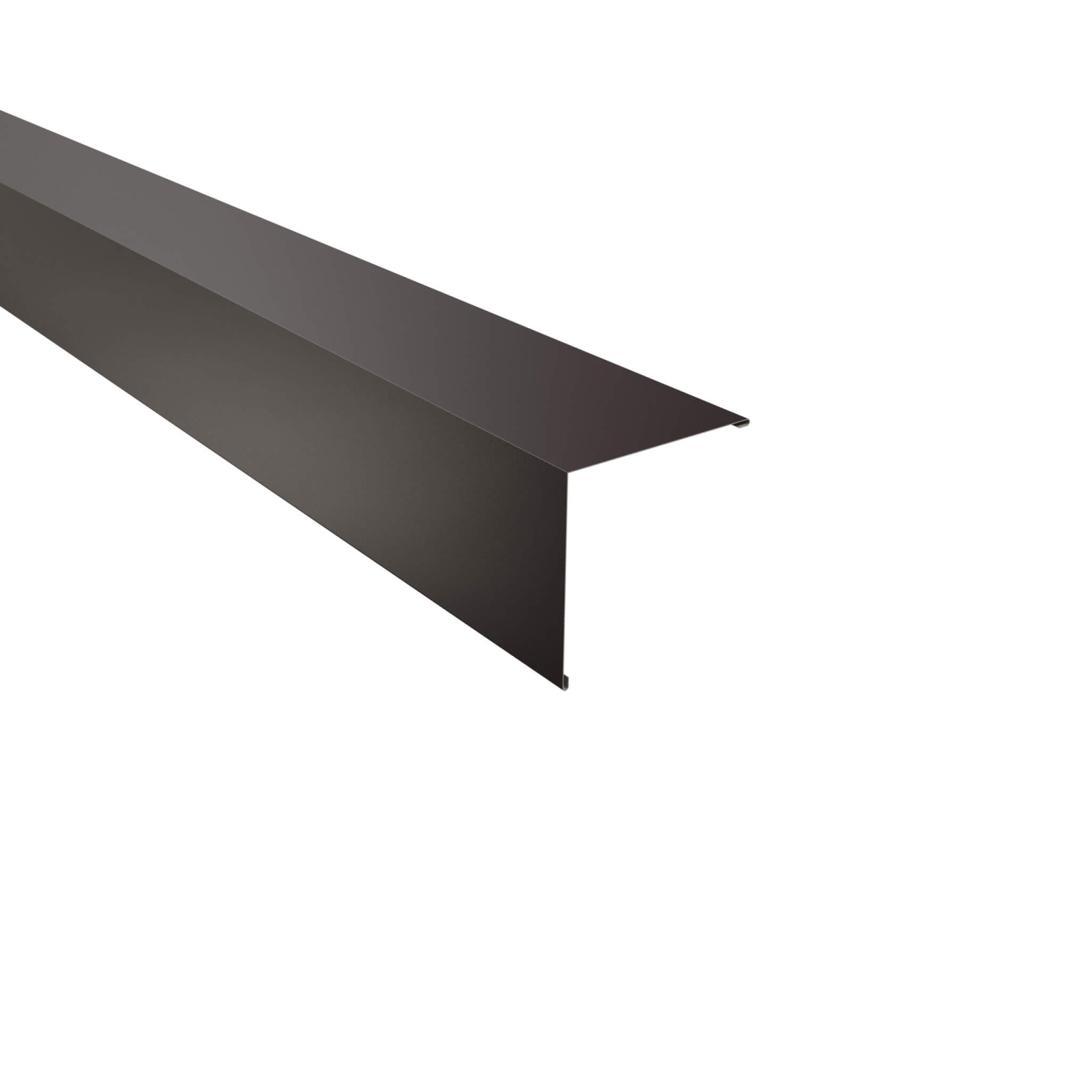 Außenecke | Beschichtung 60 µm | Stahl 0,5 mm | 140 x 140 mm glatt | RAL 8017 Schokoladenbraun