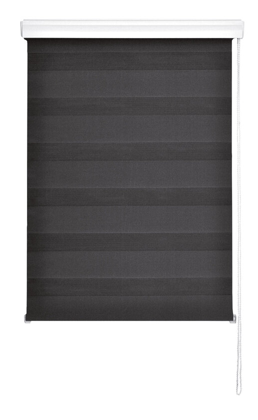 Doppelrollo Anthrazit ca. 120 x 160 cm