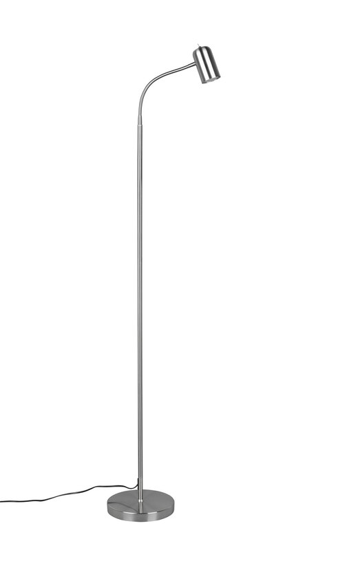 Retrofit Stehlampe MARILA nickelfarbig