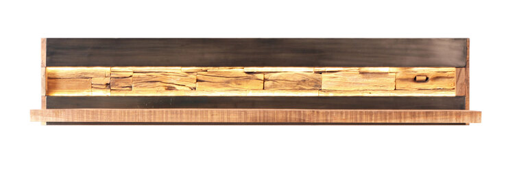 Wandboard Hawk 145 x 30 x 24 cm Akazienholz