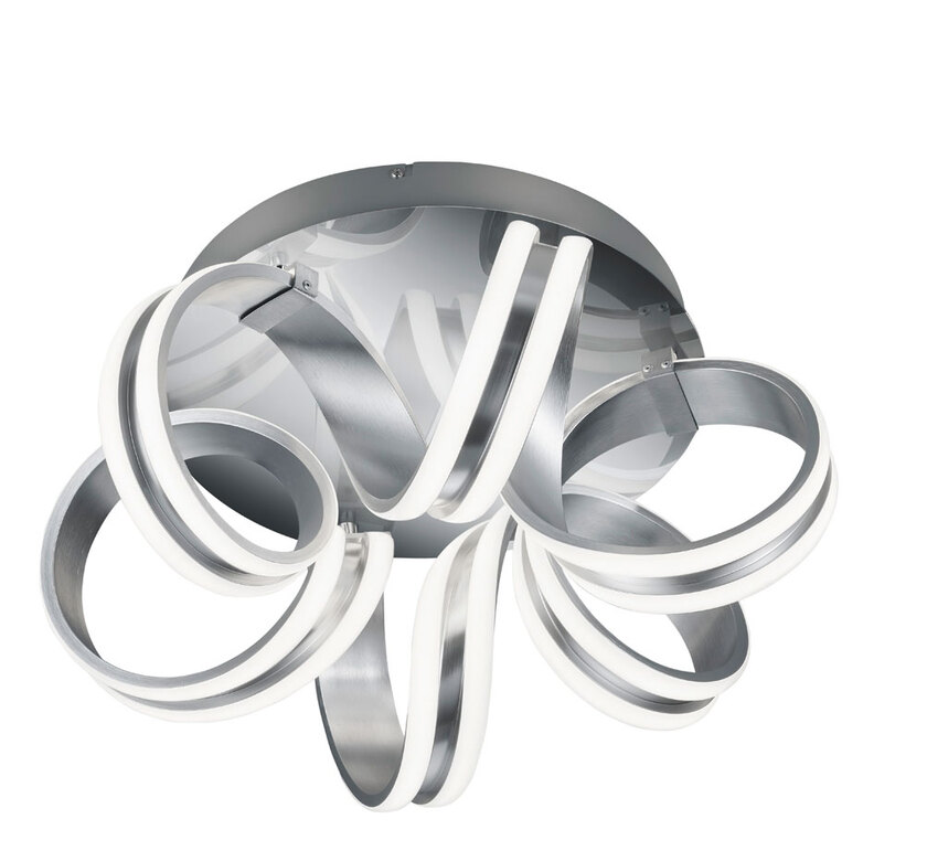 Carrera Deckenleuchte grau 62501010, D/H: 45/22 cm, Metall