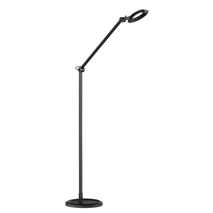 easy! by FHL LED Stehlampe Office schwarz 23x50cm H128cm
