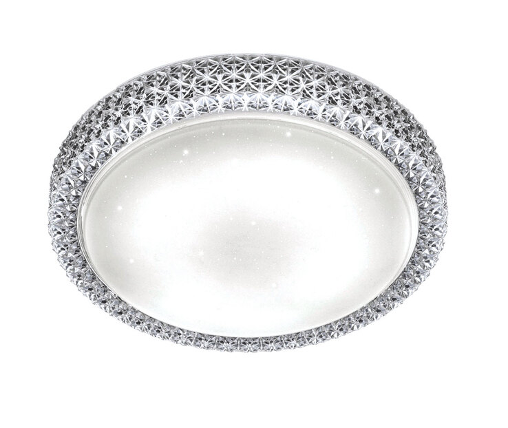 LED Deckenlampe Pegasus weiß 40cm 10cm Acryl dimmbar Sternenhimmeleffekt