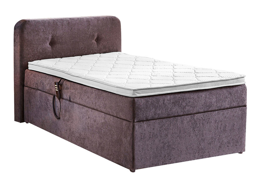 Polsterbett Gabriola 120 x 200 cm Taupe