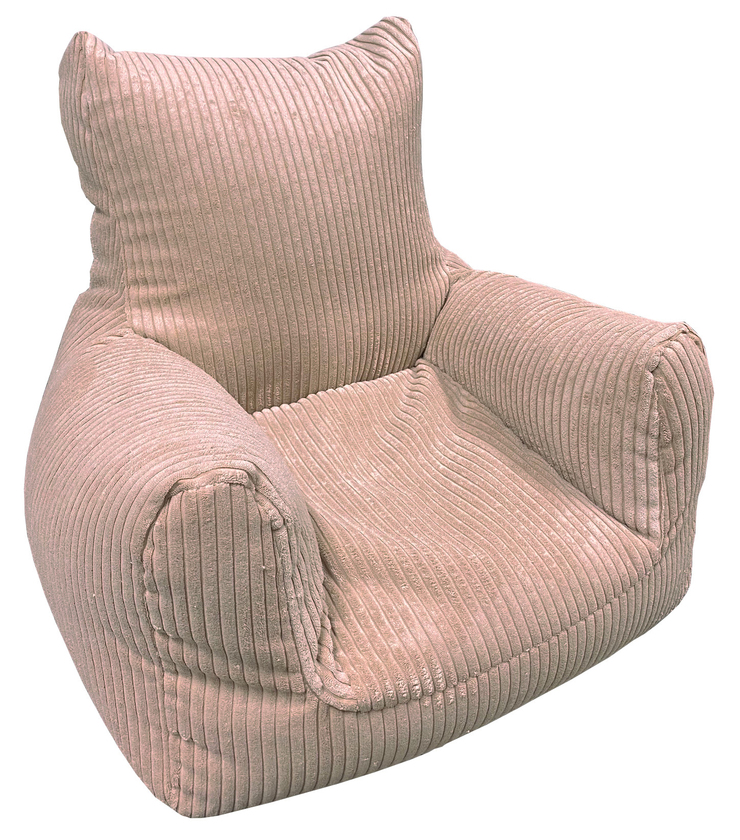 Sitzsack Tobi Cord 70 x 70 x 55 cm Light Rose