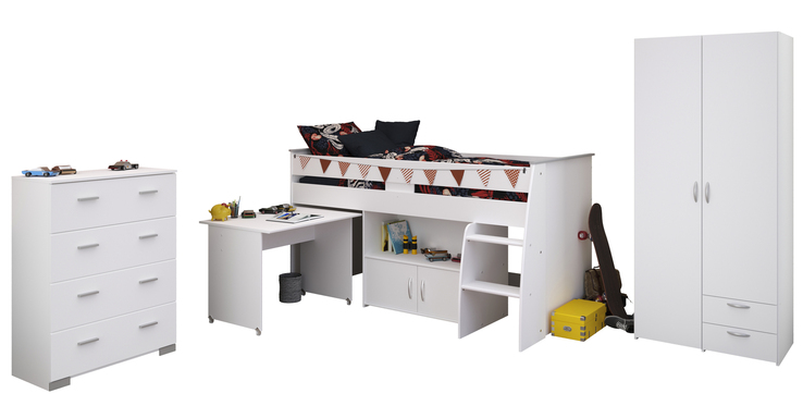 Parisot Kinderzimmer Reverse 11 3-teilig weiß