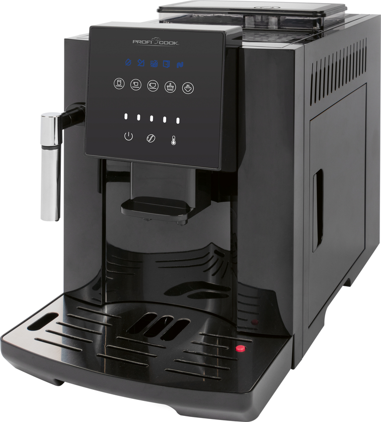 ProfiCook Kaffeevollautomat Edelstahl Schwarz