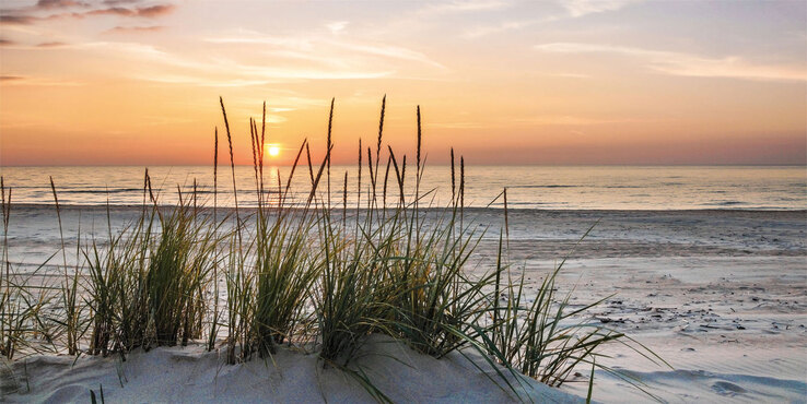 Keilrahmen Sonnenuntergang 100 x 50