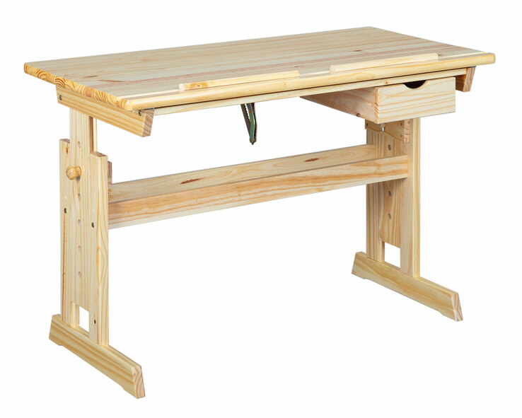 Kinder Schreibtisch Christian 109 x 55 cm Kiefer Natur