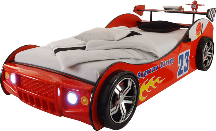 Autobett Energy MDF Rot gemustert 90 x 200 cm