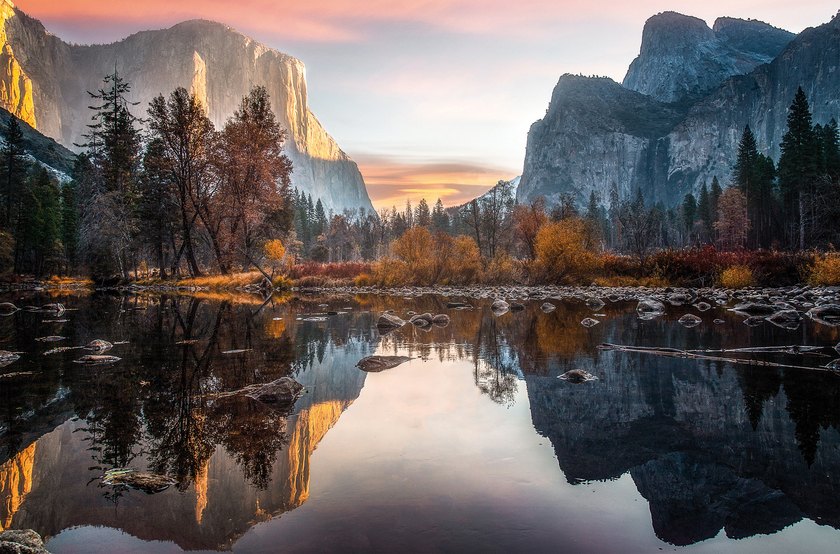 Kunstdruck auf Keilrahmen YOSEMITE NATIONAL PARK 118x78cm