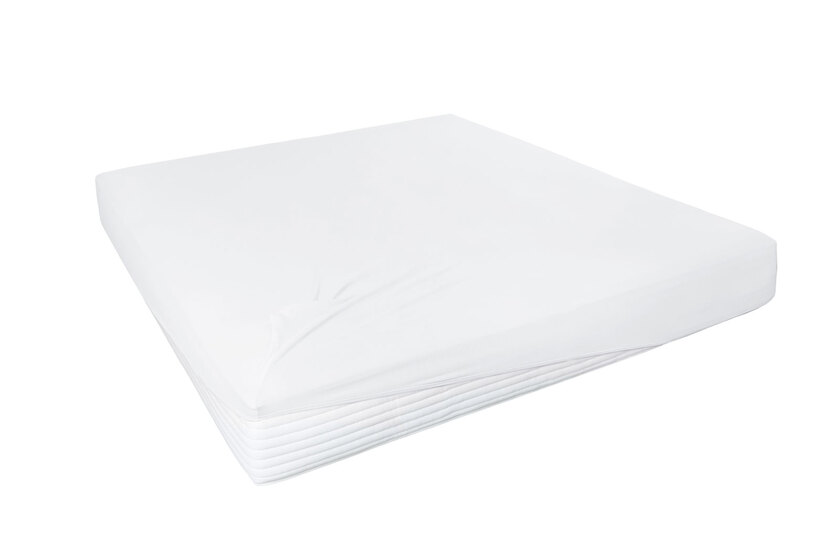 Vario Boxspring-Spannbetttuch 180/200 x 200 cm weiß