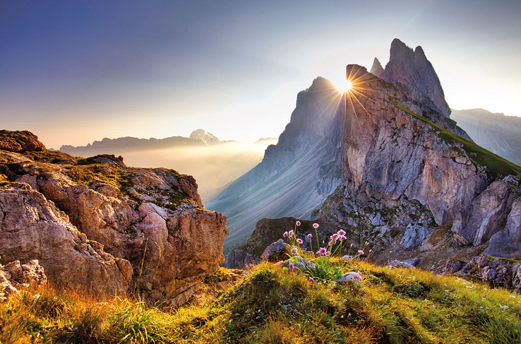 Kunstdruck auf Keilrahmen SÜDTIROL 118x78cm