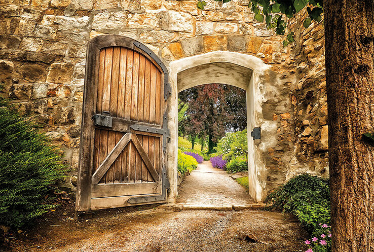 Keilrahmen Gartentor 118 x 78