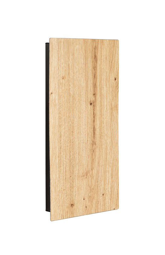 Schlüsselkasten Oak 20 Lack schwarz/Front Eiche-Dekor