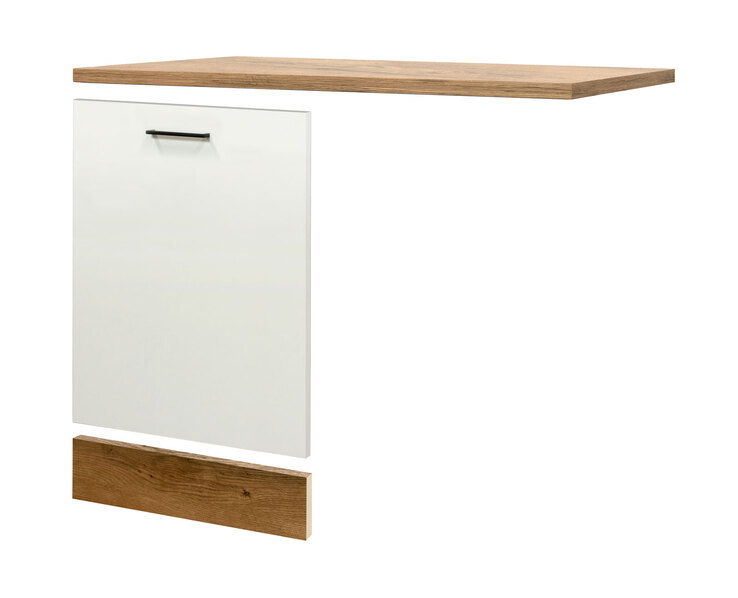 Geschirrspüler-Paket Avila, Weiß/Braun 110x85x60cm