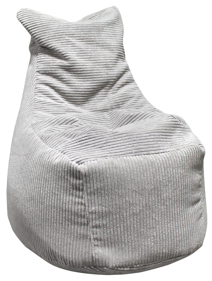 Sitzsack Modus 65x85x80 cm Cord poso 110 hellgrau