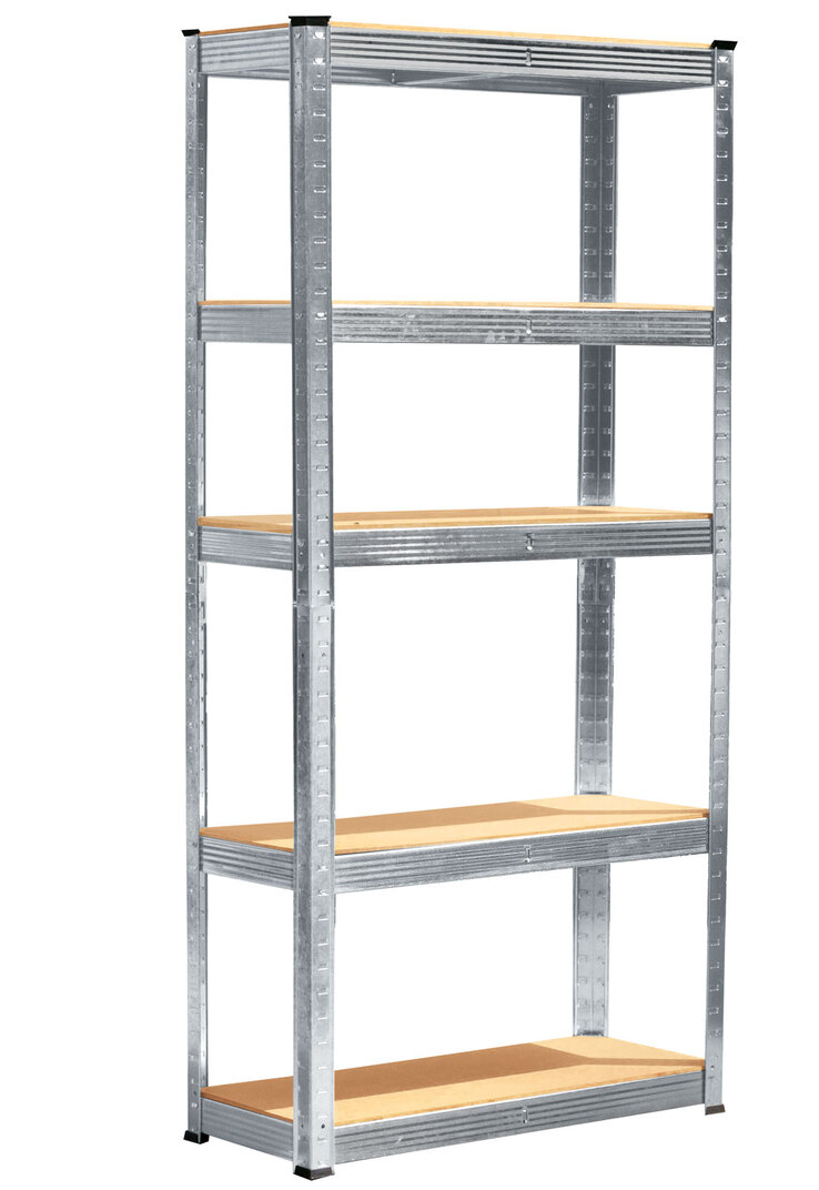 Schwerlastregal 90x180x40 cm verzinkt