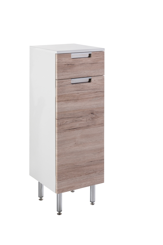 Unterschrank Mars braun/weiß Holznachbildung B/H/T 33x88,5x35