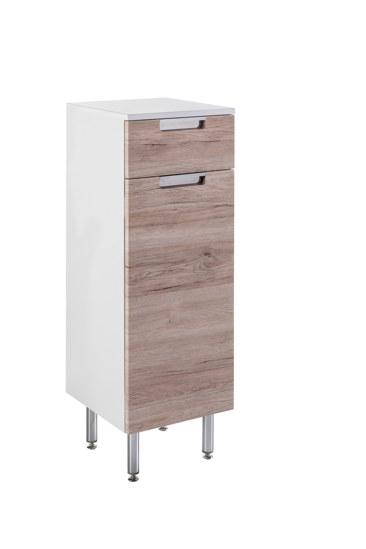 Unterschrank Mars braun/weiß Holznachbildung B/H/T 33x88,5x35