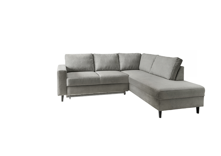 Couchgarnitur Passione Holz 200 x 242 x 88 cm Coroni Grau