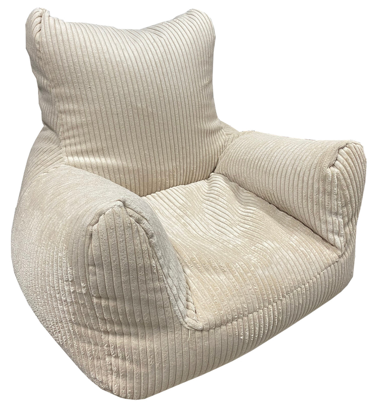 Sitzsack Tobi Cord 70 x 70 x 55 cm Beige