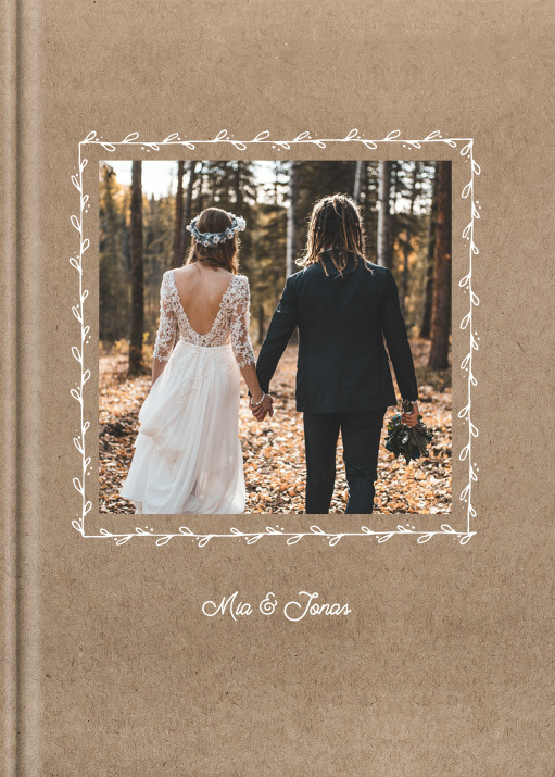 Digital 'Vintage Hochzeit' im Format A4 hoch