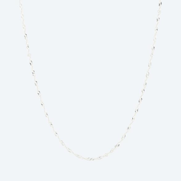 Panzerkette gedreht 925 Silber, ca. 46 cm